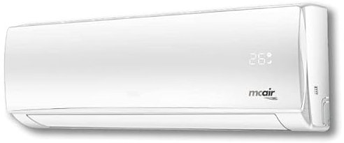 Mcair Aire acondicionado Split Wifi, Climatizador 12000 BTU, 3,4 Kw, 25 Db, 550 m3/h, R32, compatible con Alexa y Google Assistant