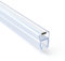 Seiletech.de Magnetdichtung UM04 | 2 m | Dichtung für 6mm 7mm 8mm Glastür | Transparent | Wasserabweisprofil | Duschabdichtung | Duschwand | mit Gummilippe | Schwallschutz | Duschdichtung