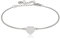 GD GOOD.designs Armband Herz Silber für Damen | Verstellbare 15,5-20,5 cm Herzchen Armkette | Versilbertes Heart Freundschaftsarmband - Valentinstag - Geschenk für Sie