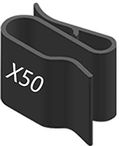 50 Stück Kabelhalter Für Balkonkraftwerk, Kabelklemmen Kabelmanagement Kabel Organizer Kabelclips Für Balkon Solaranlage Mini Solaranlage Solar Balkonkraftwerk Photovoltaik Pv modul (C-50 Stück)
