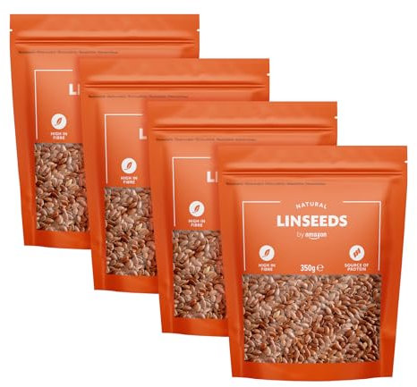 by Amazon Graines De Lin, 1400g (4 packs de 350g)