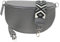 Umhängetasche Damen Stylisch ein crossbody bag damen Nappa Leder Genuine Leder Bauchtasche Sehr schone Crossbag Crossbody Bag damen Ledertasche Made in Italy (Grau)