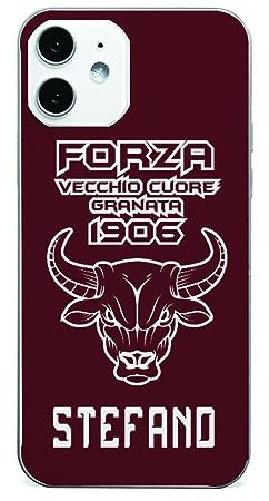 Forza Vecchio Cuore Granata Cover Personalizzata Smartphone Telefono Custodia per Tutti Modelli Apple iPhone Samsung Huawei Idea Regalo Squadra del Cuore Tifosi Toro 1906 Torino Natale Compleanno