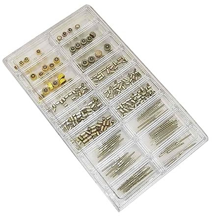 ZEZEFUFU Uhr Zubehör Metall Mixed Uhr Krone Rohr Wicklung Stem Extender Uhrmacher Reparatur Teile