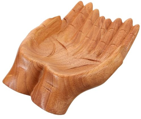 GALPADA Bergamotte-schmuckplatte Schmuckteller Aus Holz Dekorative Schmuckschale Serviertablett Für Ohrringtablett Vintage Dekoratives Tablett Hölzern Büro Schmuckstücke Haushalt