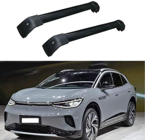 Auto Dachträger für V-W ID.4 2020 2021 2022, Hochwertig Aluminium Dachgepäckträger Querträger Cargo Gepackträger,A
