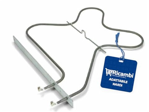 eRicambi, Resistenza Inferiore Base per Forno Grill, Adattabile per Nardi, Dimensioni: 267x321 (mm) Flangia: 310 (mm) 1200W 220V 040199009927 FRV409BR