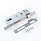 Serrure à mortaise en acier inoxydable, Serrure à mortaiser à cadre tubulaire étroite de 85 mm,Serrure à encastrer de 35 mm Serrure de porte en acier pour porte de jardin