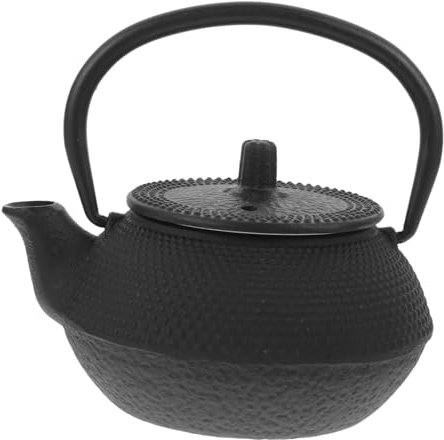 CATIEBYE Gusseiserne Aus Im Retro-stil Kompakter Teekessel Mit Hitzebeständigem Boden Für Induktionsherde Und Gasherde Tragbare Für Teestube Im Büro