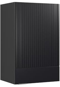 Vicco Küchenschränke Fame-Line, hängender Küchenschrank, Schwarz gestreift, 45 cm