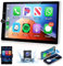 2G 64G Android Single Din Car Stereo with Wireless Carplay Android Auto Mirror Link Rimoody 10.4 Inch Vertical Touch Screen GPS Navigation, WiFi, Siri, Bluetooth, EQ, FM RDS, Backup Camera