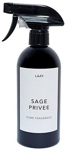 LAAY Raumspray Sage Privée 500ml – Erfrischender Duft von Salbei & Meersalz – Langanhaltender, reinigender Raumduft für Zuhause & Büro