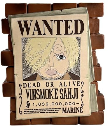 PLASTOY : ONE Piece - SPARSCHWEIN - AFFICHE Wanted Sanji