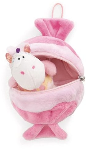 NICI Kuscheltier Einhorn Sweety Rainbow 10cm in Bonbon mit Loop - bunt - Weiches Plüschtier – niedliches Stofftier zum Kuscheln & Spielen – tolle Geschenkidee für Kinder & Erwachsene | 61916