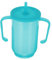 BESTYASH Vaso De Agua Antiasfixia Exclusivo Para Personas Mayores Con Discapacidad Vaso Antiderrames Para Adultos Mayores Vaso Con Pajita Ligero De Plástico Azul