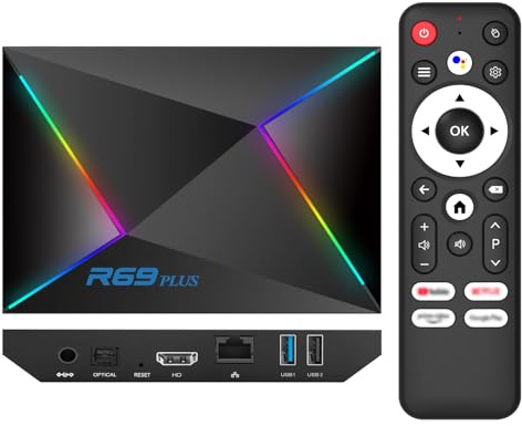 Android TV Box 14.0 R69 Plus 4GB RAM 64GB ROM