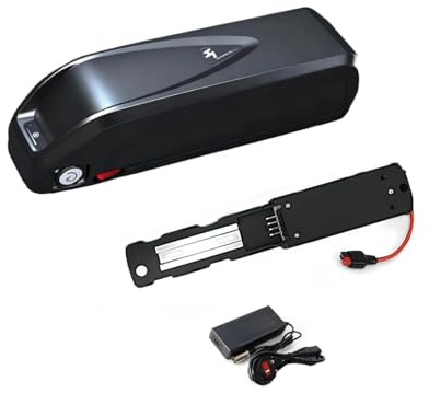 EIFDUHP Batterie 36 V 13 Ah Lithium-ION pour Vélo Électrique avec Chargeur Rapide BMS 30 A Sortie USB Indicateur de Sécurité Plaque de Base 4 Broches pour Moteur 200-1400 W