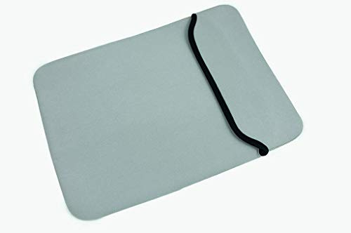 Gravidus Hochwertige Neopren-Notebooktasche für 15,4, Schwarz/Grau