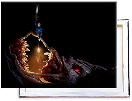 Unified Distribution Ash Vs Evil Dead - 80x60 cm - Bilder & Kunstdrucke fertig auf Leinwand aufgespannt und in erstklassiger Druckqualität