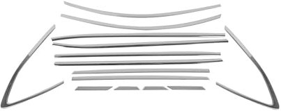 Fensterleisten Zierleisten kompatibel mit Hyundai Tucson 2015-2021 Edelstahl Chrom 14tlg