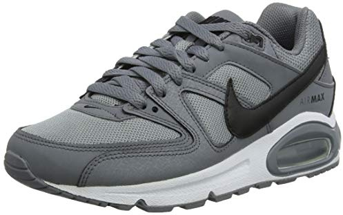 NIKE Men's Air Max Command Running Shoes, Grey Cool Grey Black White 012, 14 UK