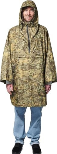 Voited 2023 Unisex Rain Poncho V22UN01BLPOPAR- Wetland Size - M-L