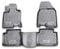 Element Passgenaue Fußmatten für Nissan Qashqai+2, 2008-2013, 4tlg, Schwarz