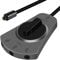 EMK Optisches Kabel Splitter 1in zu 3out Optisches Audiokabel Splitter 3 Ports Digitales Toslink Kabel spleißgerät Manueller Konverter TV, DVD, Lautsprecher, Soundbar (1 Meter)
