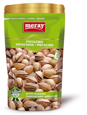 MERAY Pistacchi in guscio tostati e salati 150g