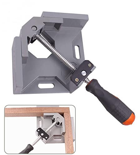 90 Grad Winkelspanner Rechtwinklig, Winkelspanner Eckzwinge Winkelzwinge Schweißen Eckenspanner aus Aluminium für Holzbearbeiten Engineering Schreinerei Möbelbau Fotorahmen
