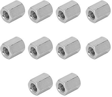 10 Stück Sechskant-Überwurfmutter M10 X 1,5 22 Mm 304 Edelstahl Metrische Sechskant-Überwurfmutter