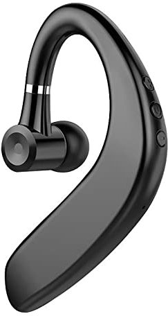 Auriculares inalámbricos con cancelación de ruido, compatibles con Bluetooth, mini auriculares de dientes azules con gancho para la oreja para deporte, correr, entrenamiento B