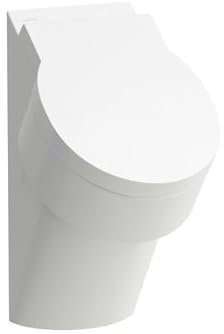 LAUFEN Val Absauge-Urinal, mit Löcher für Deckelmontage, spülrandlos, 305x365x560mm, H8402817570001, Farbe: Weiß matt