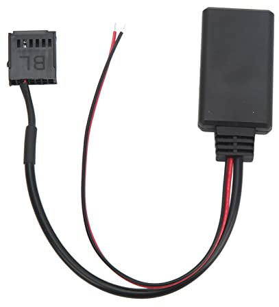 Adaptateur Bluetooth Aux - Câble Auxiliaire 12 Broches Pour Autoradio 6000CD Remplacement De L'Adaptateur Audio Bluetooth Sans Fil Pour Ford Focus Mondeo