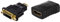 Bstepompre Adaptador de cambiador de género hembra F/F para HDTV con DVI 24+1 (DVI-D) hembra a