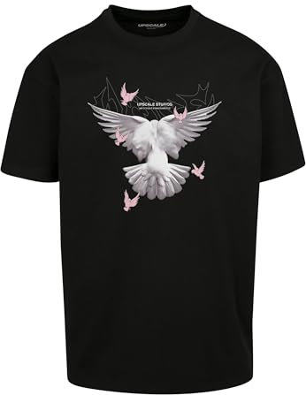 Mister Tee Doves Oversize Tee, Black, XL