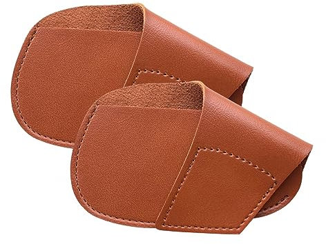 2PCS Iron Head Covers, PU Leather Iron Covers for Most Club Heads