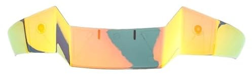 Geeignet for ICON Airflite Ghost Face Tail Helm Heckflügel Luftspoiler Modifizierter Heckflügel (Color : B)