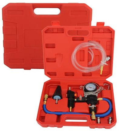 Twilight Garage Coolant Vacuum Refill Kit, Radiator Cooling System Vacuum Purge & Fill Tool Set, Automotive Coolant Filler with Universal Adapter Hoses for Car Motorcycle SUV Truck