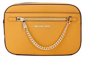 Michael Kors Tasche I ECHTES LEDER I Jet Set Item I 25x18x7cm I Unhängetasche I Crossbody I Cider-GELB 0322