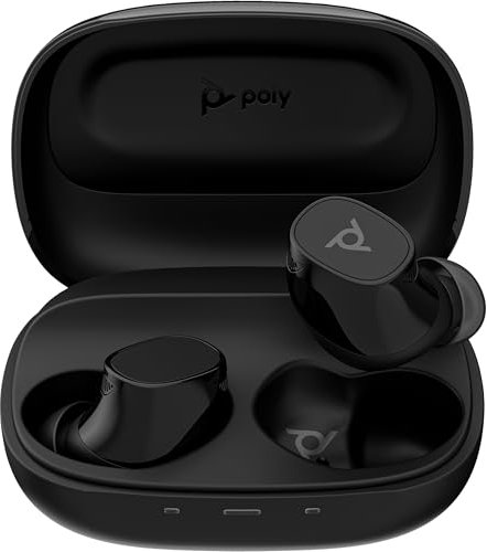 Poly Voyager Free 20 True Wireless Ear Buds + Basic Charge Case (Grey) - Adaptive ANC - Noise Cancelling Mics - AI Noise Reduction - Multipoint Connectivity - 8-Hr Battery Life - All-Day Comfort