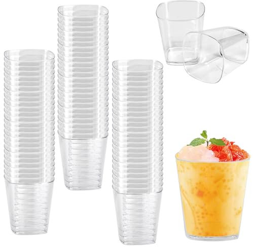 SLTAXAR 50 Stück Plastikbecher Trinkbecher Becher Plastik 200ML Mehrwegbecher Party Gläser Kunststoff Hartplastik Becher Kunststoffbecher Wiederverwendbar Cocktail Becher für Partys Gartenparty