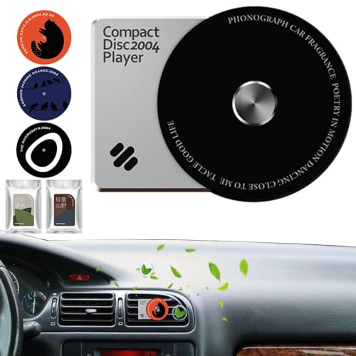 Ambientadores de ventilación para vehículos – Ambientador de salida de aire en forma de tocadiscos, clips creativos de ventilación de coche, decoración interior de coche, aromaterapia, decoración de