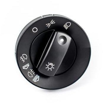 WoWMarkt Cubierta para interruptor de faro para A4 S4 8E B6 B7 año de fabricación 2000-2007 Kit de reparación de interruptor de luz 8E0941531A repuesto para A4 S4 Kit de reparación OEM 8E0941531A