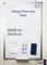 DoorBoard No-Drill Magnetic Whiteboard for Over-Door and Wall-Mount, 60X90 CM Portable White Board with Aluminium Frame | Includes Marker Pens, Magnets and Eraser