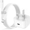 iPhone 15 16 Fast Charger, 20W USB C Charger Plug and Nylon Braided Cable 2M for iPhone 16/16 Plus/16E/16 Pro Max/15/15 Plus/15 Pro/iPad,USB C Plug UK Power Adapter with USBC to Type C Charging Cable