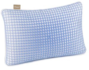 Vitapur Kinderkopfkissen MemoElite Junior, 40 x 60 cm, Nackenstützkissen, atmungsaktiver Bezugsstoff, Mittelfest, Schlafkissen, geeignet für Seitenschläfer