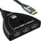 Switch HDMI 8K a 3 porte, KSRplayer 4K a 120 Hz/8K a 60 Hz, 3 in 1 uscita, splitter HDMI 2.1 con cavo da 0,5 m, scatola selettore HDMI per monitor TV PS5, PS4, Roku, Xbox, Xbox, VRR, ALLM, HDR,