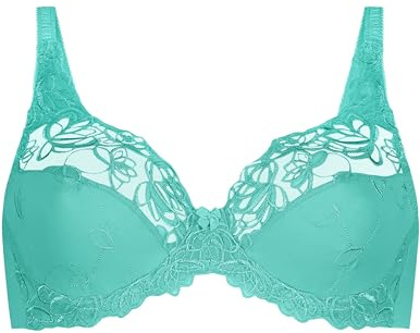 HUNKEMÖLLER Unwattierter Bügel-BH Diva - Pool Blue - 85E