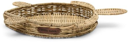 Riviera Maison Rustic Rattan Turtle Tray 33x23 - Rattan